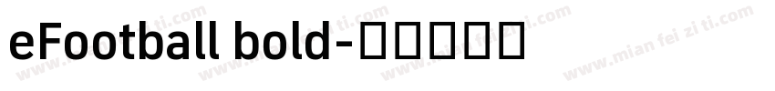 eFootball bold字体转换